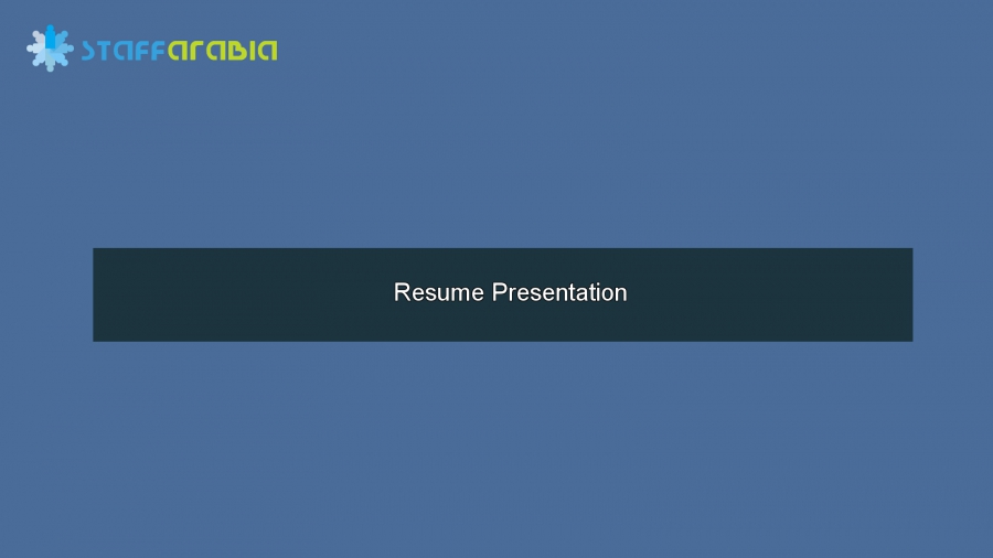 Resume Presentation