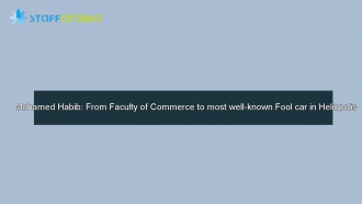 Mohamed Habib: From Faculty of Commerce to most well-known Fool car in Heliopolis