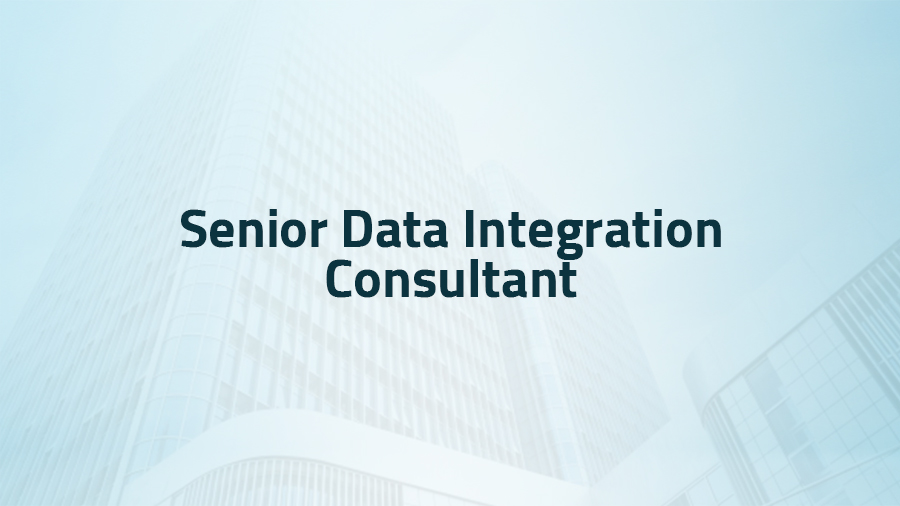 Senior Data Integration Consultant