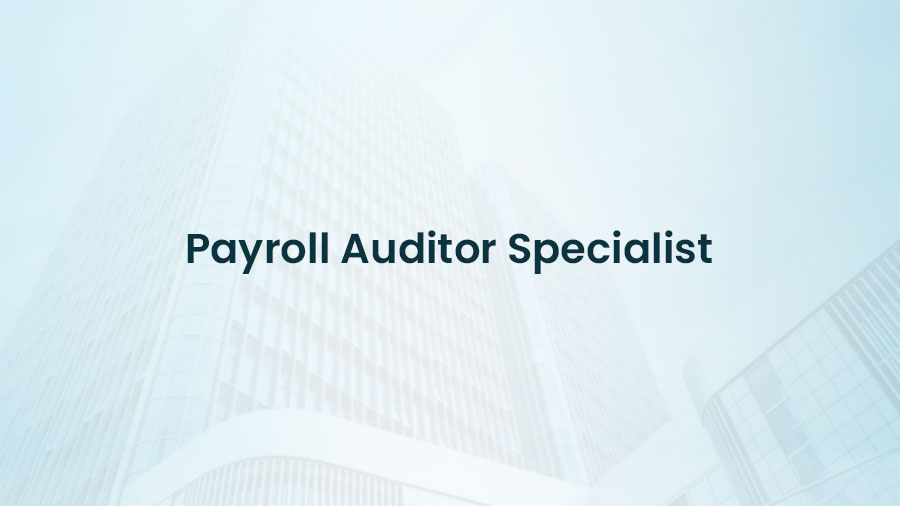 Payroll Auditor Specialist