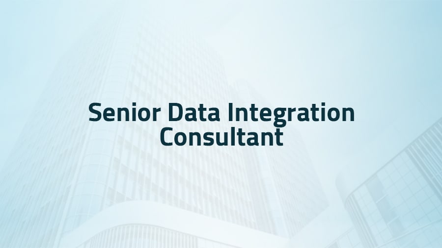 Senior Data Integration Consultant