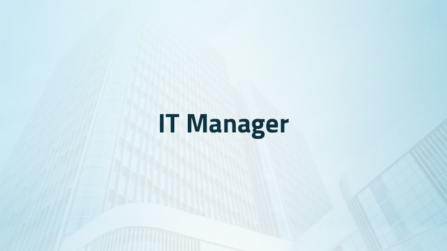 IT Manager