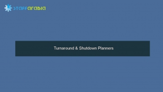 Turnaround & Shutdown Planners