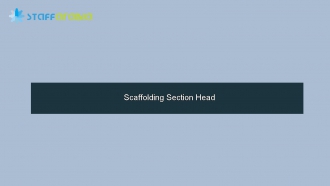 Scaffolding Section Head