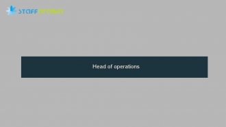 Head of operations