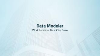 Data Modeler 