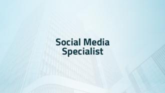 Social Media Specialist 