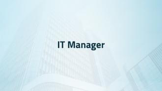 IT Manager