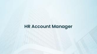 HR & Outsourcing Account Manager